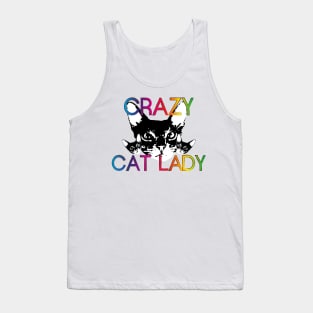 Crazy cat lady official outfit Tank Top